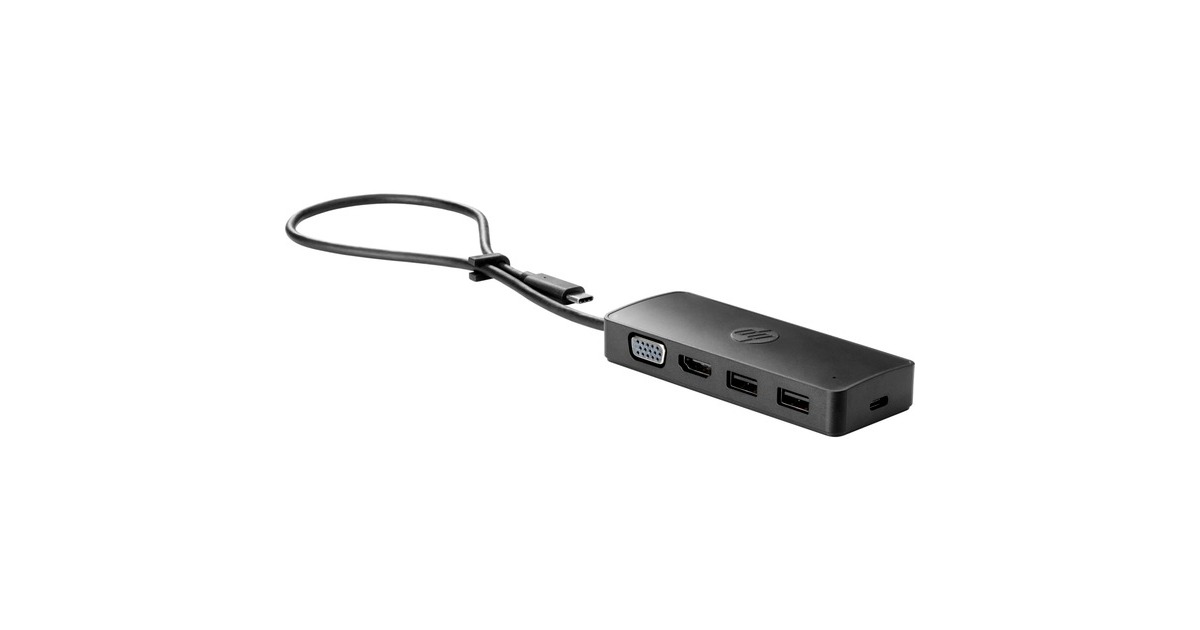 HP USB-C Travel Hub G2 EURO, USB-Hub(schwarz)