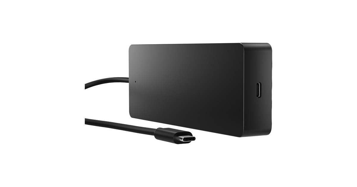HP Universal USB-C Multiport Hub, Dockingstation(schwarz, USB-A, USB-C, HDMI, DisplayPort, RJ45)