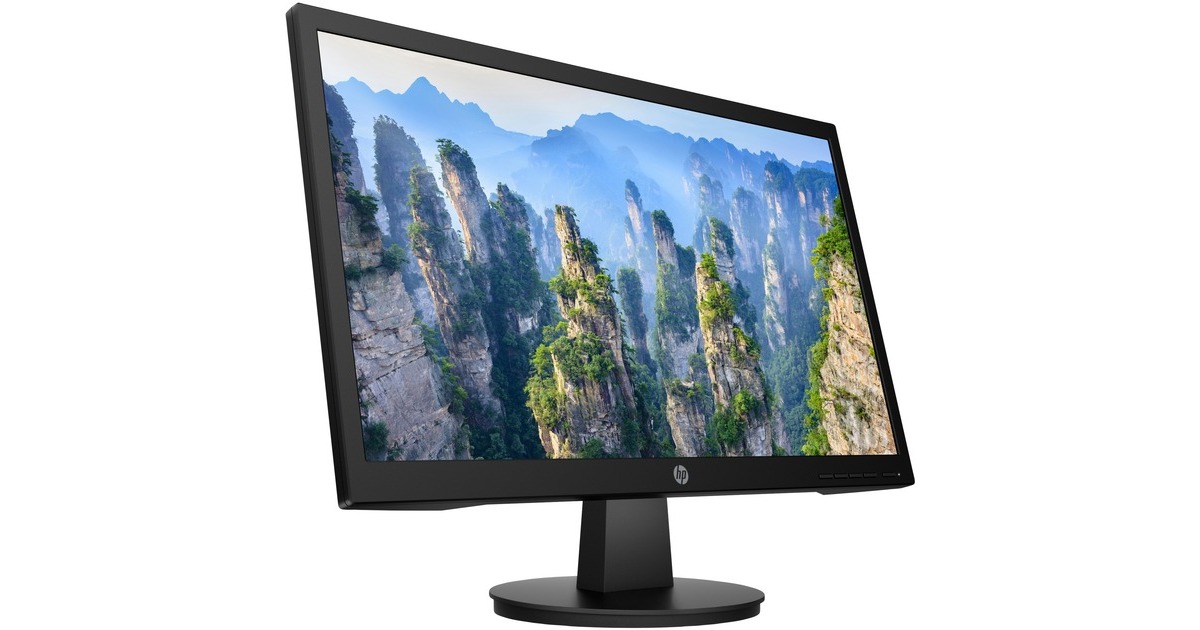 HP V22, LED-Monitor(55 cm (22 Zoll), schwarz, FullHD, TN, HDMI)