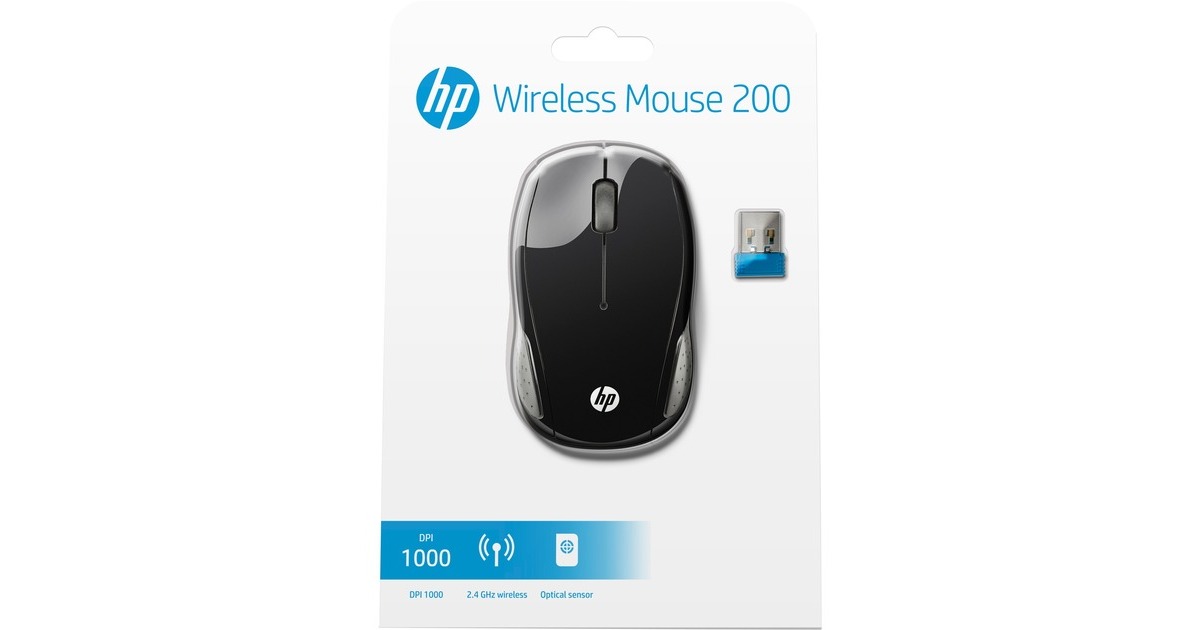 HP Wireless Maus 200(schwarz)