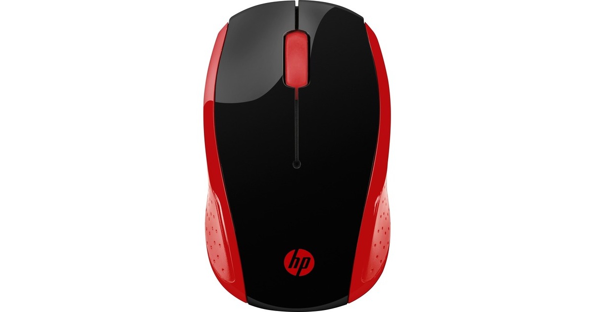 HP Wireless Maus 200(schwarz/rot)