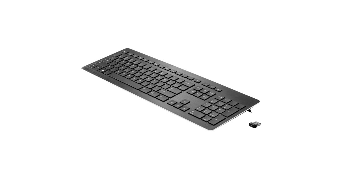 HP Wireless Premium Tastatur(schwarz, DE-Layout, Scissor-Switch)