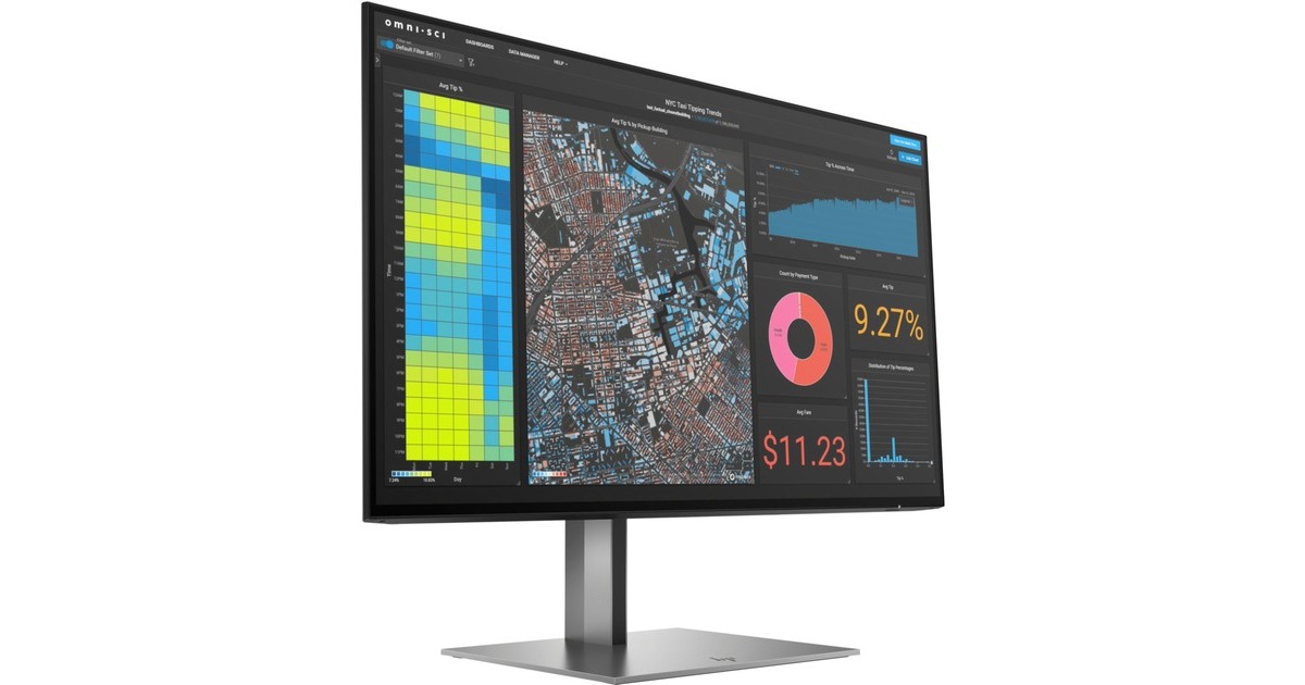 HP Z24f, LED-Monitor(61 cm (24 Zoll), schwarz, FullHD, IPS, 60 Hz, HDMI)