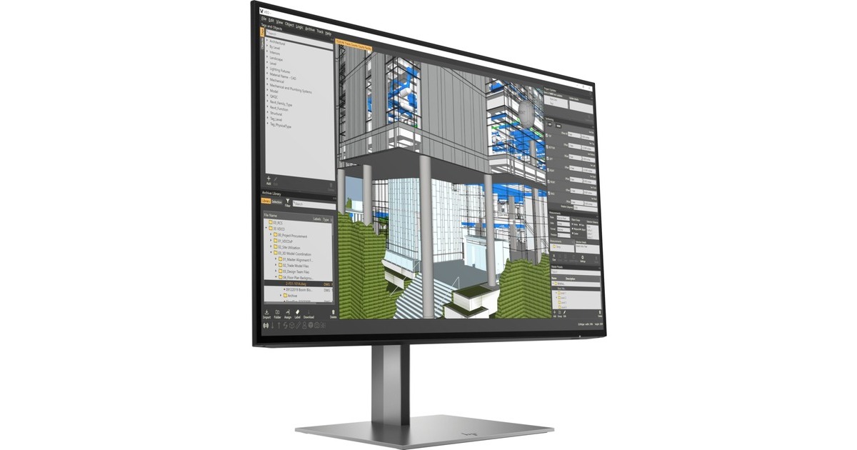HP Z24n G3, LED-Monitor(61 cm (24 Zoll), schwarz, WUXGA, IPS, 60 Hz, HDMI)