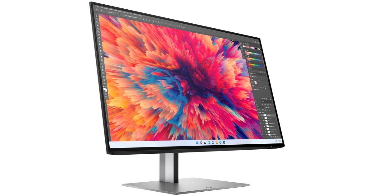HP Z24q G3, LED-Monitor(60.5 cm (23.8 Zoll), schwarz/silber, QHD, IPS, HDMI, DisplayPort, USB, Pivot)