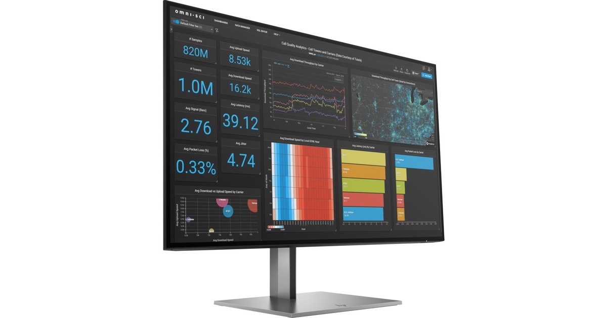 HP Z27q G3, LED-Monitor(69 cm (27 Zoll), silber/schwarz, QHD, IPS, 60 Hz, DaisyChain)