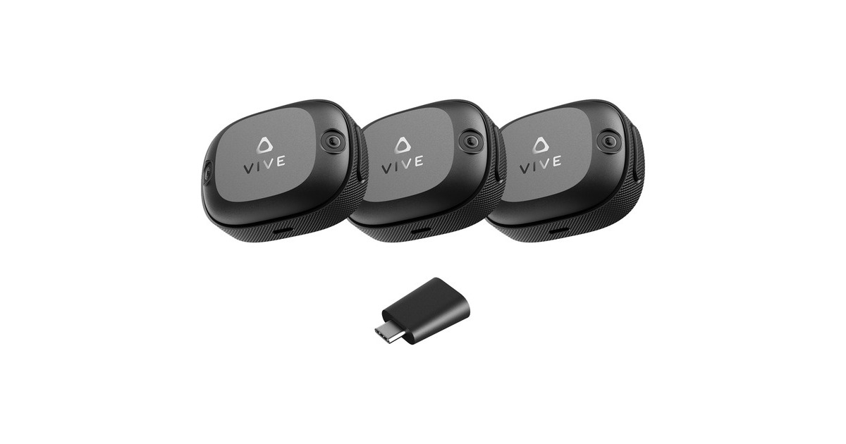 HTC VIVE Ultimate Tracker 3+1 Kit, Sensor(schwarz)