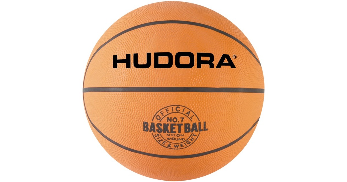 HUDORA Basketball Gr. 7(orange, unaufgepumpt)