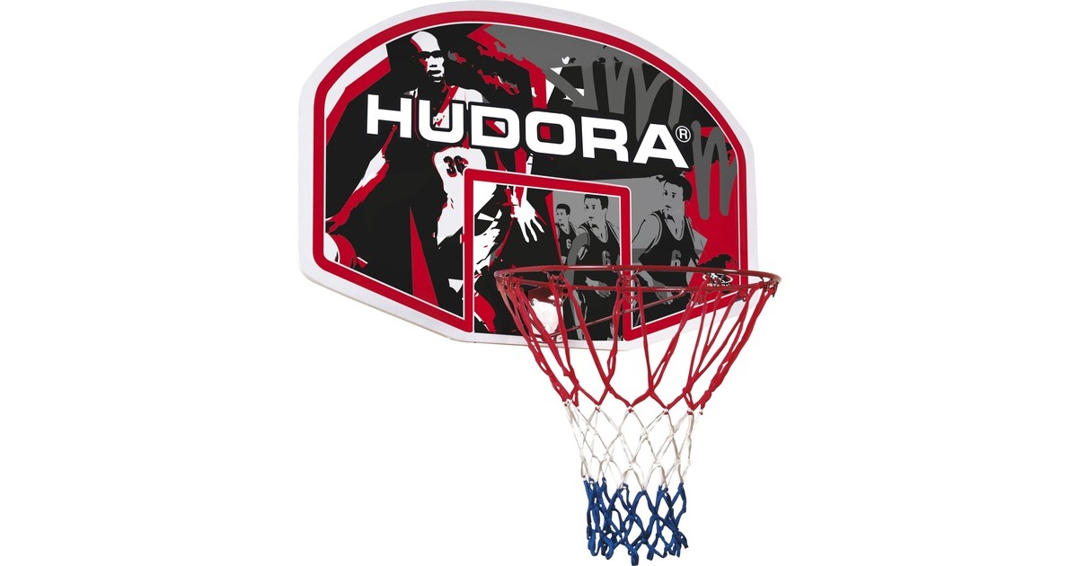 HUDORA Basketballkorbset In-/Outdoor(rot/schwarz)