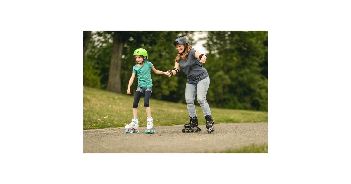 HUDORA Biomechanisches Protektorenset joey Gr. M(grau/rot)