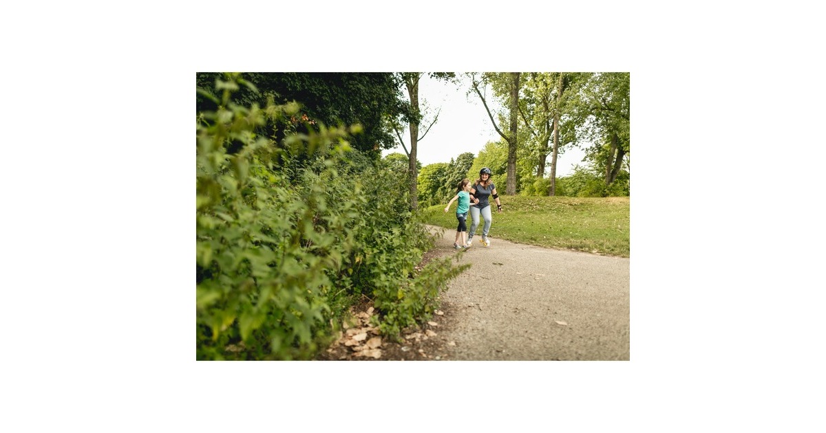 HUDORA Biomechanisches Protektorenset joey Gr. M(grau/rot)