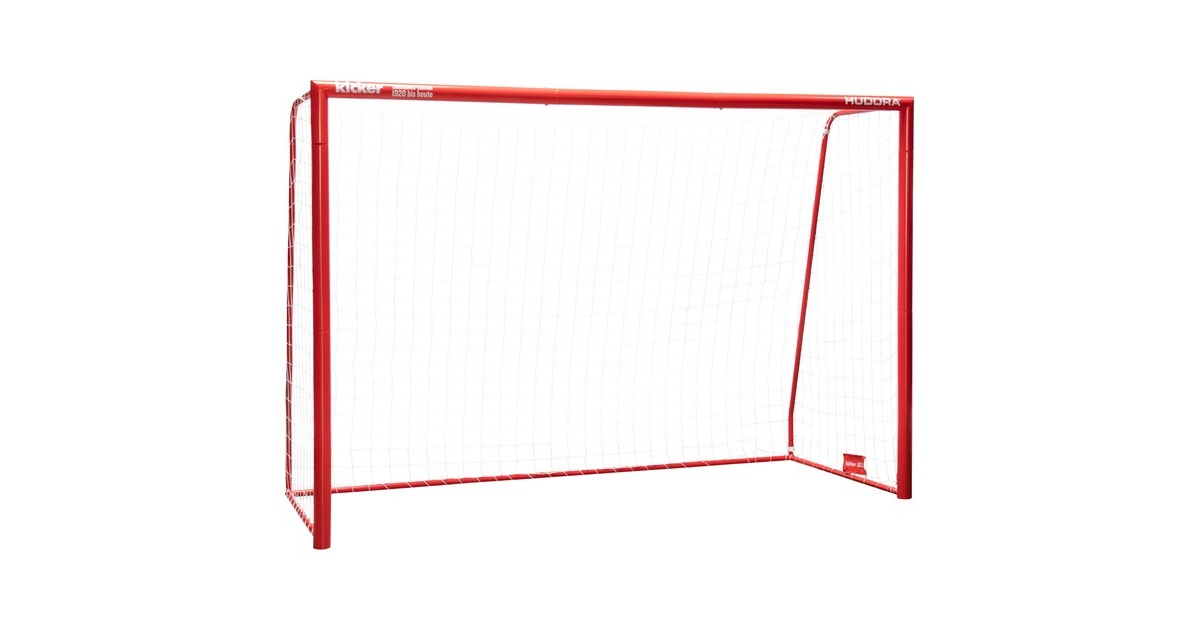 HUDORA Expert 300 kicker Edition, Fußballtor(rot/weiß)