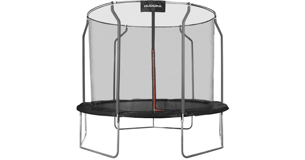 HUDORA First Trampolin 300V, Fitnessgerät(schwarz, rund, 300 cm)