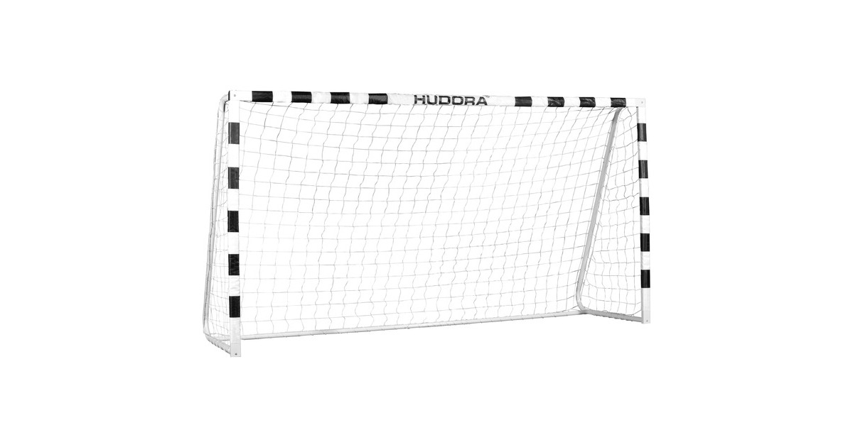 HUDORA Fußballtor Stadion(weiß/schwarz)