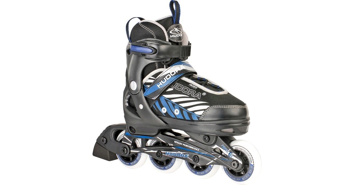 HUDORA Kinderinliner Leon Gr. 37-40, Inline-Skates(schwarz/blau, Outlet)
