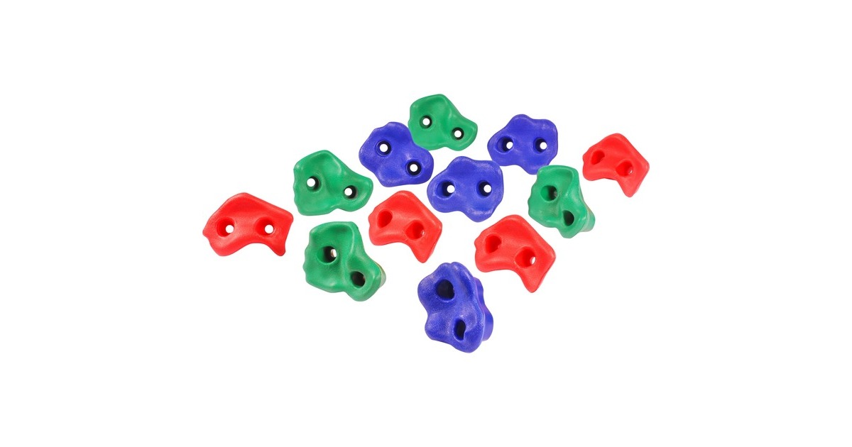 HUDORA Klettergriffe, 12 Stück, Fitnessgerät