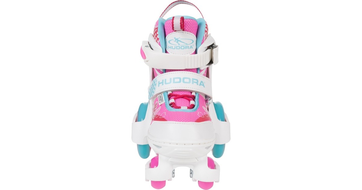 HUDORA My First Quad Girl, Gr. 30-33, Rollschuhe(pink/weiß)