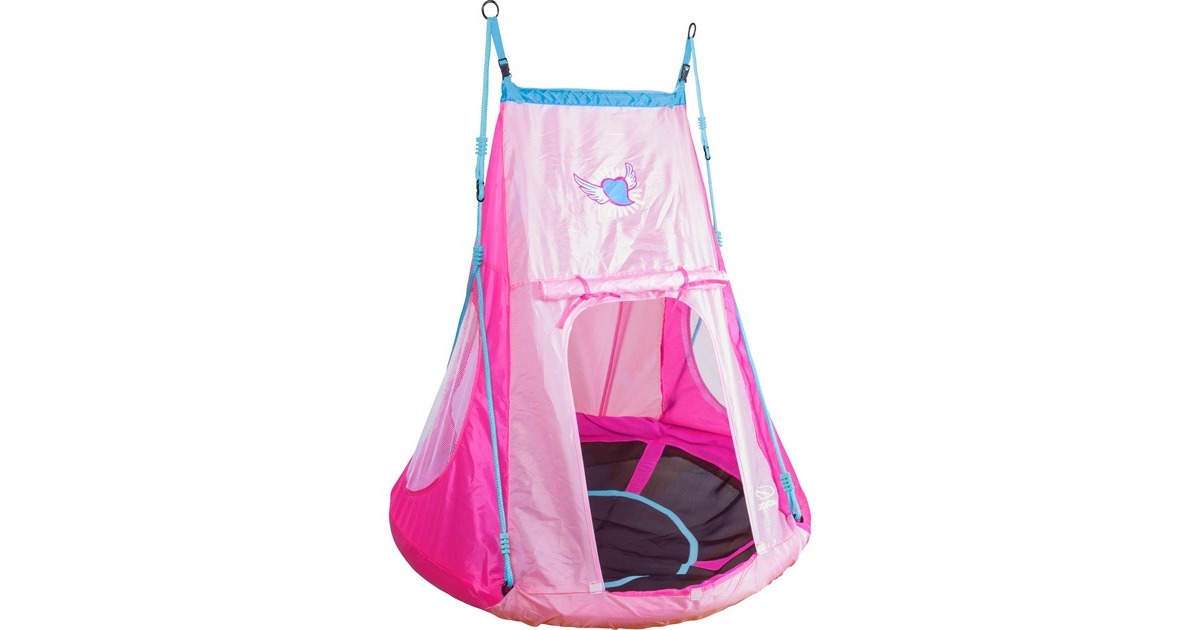 HUDORA Nestschaukel mit Zelt Heart 110(pink)