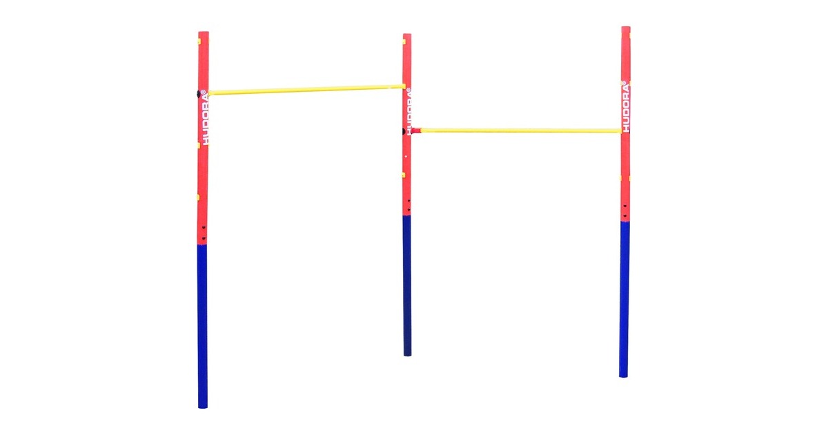 HUDORA Turnreck Fabian Doppel (Set), Fitnessgerät(rot/blau)