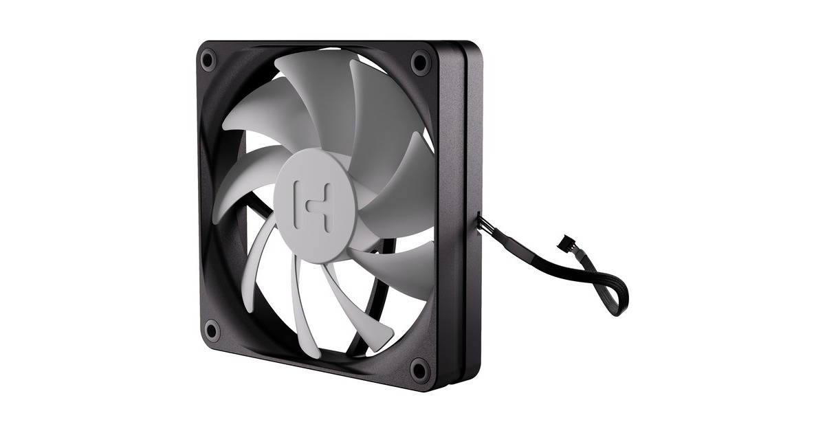 HYTE Flow FA12 Triple Fan Pack, Gehäuselüfter(schwarz/grau, 3er Pack)