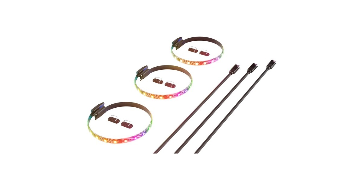 HYTE LS10 qRGB LED Strip 3er-Pack, LED-Streifen