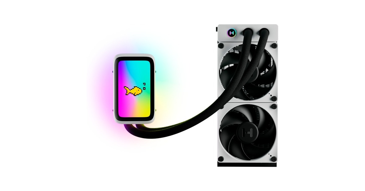 HYTE Q60 THICC 240mm AIO, Wasserkühlung(schwarz/weiß)