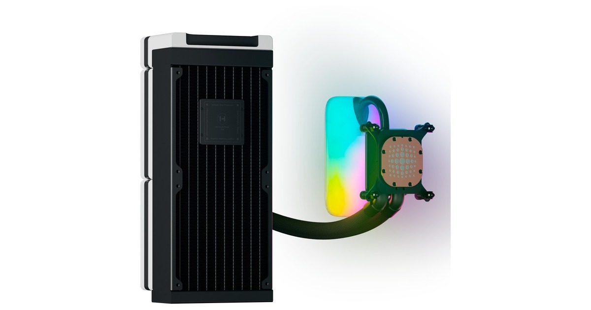 HYTE Q60 THICC 240mm AIO, Wasserkühlung(schwarz/weiß)