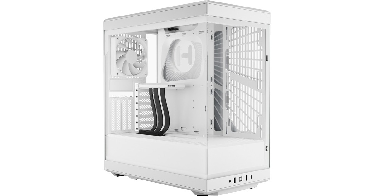 HYTE Y40 Snow White, Tower-Gehäuse(weiß, Tempered Glass)