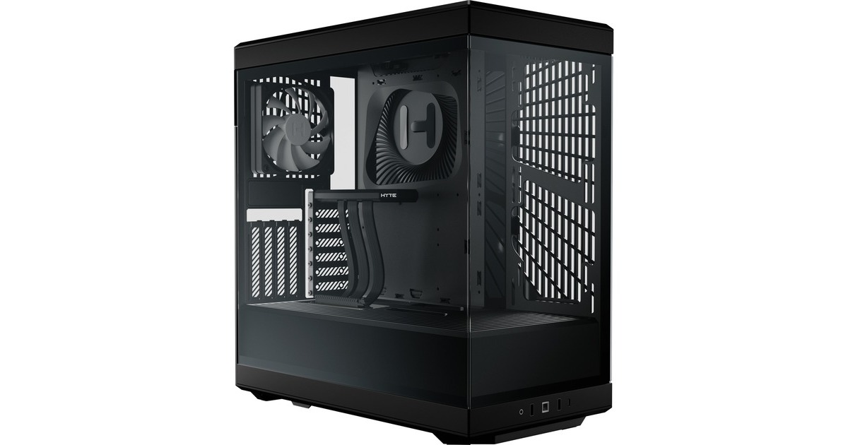 HYTE Y40, Tower-Gehäuse(schwarz, Tempered Glass)
