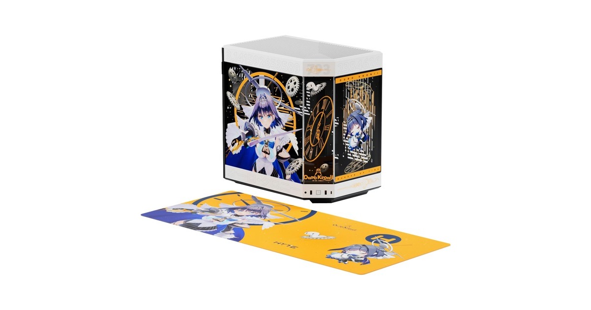 HYTE Y60 Ouro Kronii Mat Bundle, Tower-Gehäuse(Tempered Glass, inkl. Mauspad: 800 mm x 380 mm)