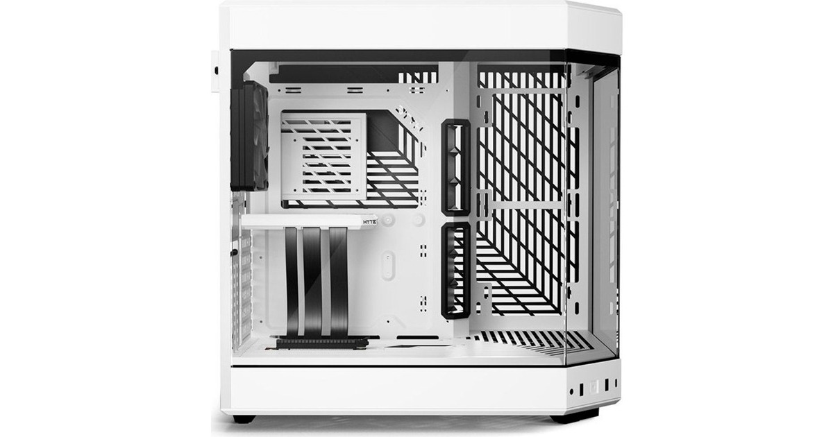 HYTE Y60 Snow White Edition, Tower-Gehäuse(weiß, Tempered Glass)