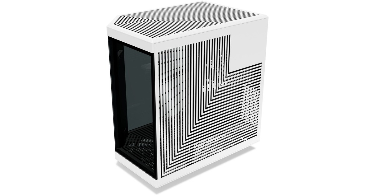 HYTE Y70 Touch White, Tower-Gehäuse(schwarz/weiß, Tempered Glass)