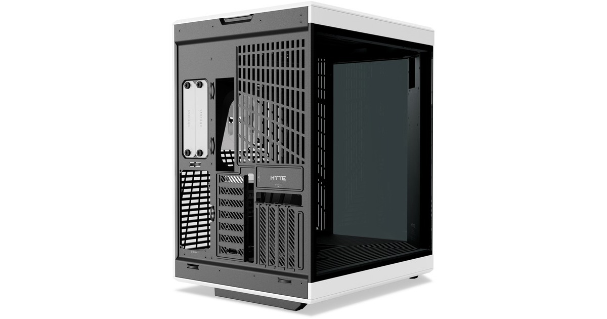 HYTE Y70 Touch White, Tower-Gehäuse(schwarz/weiß, Tempered Glass)