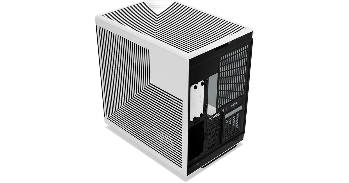 HYTE Y70 Touch White, Tower-Gehäuse(schwarz/weiß, Tempered Glass)