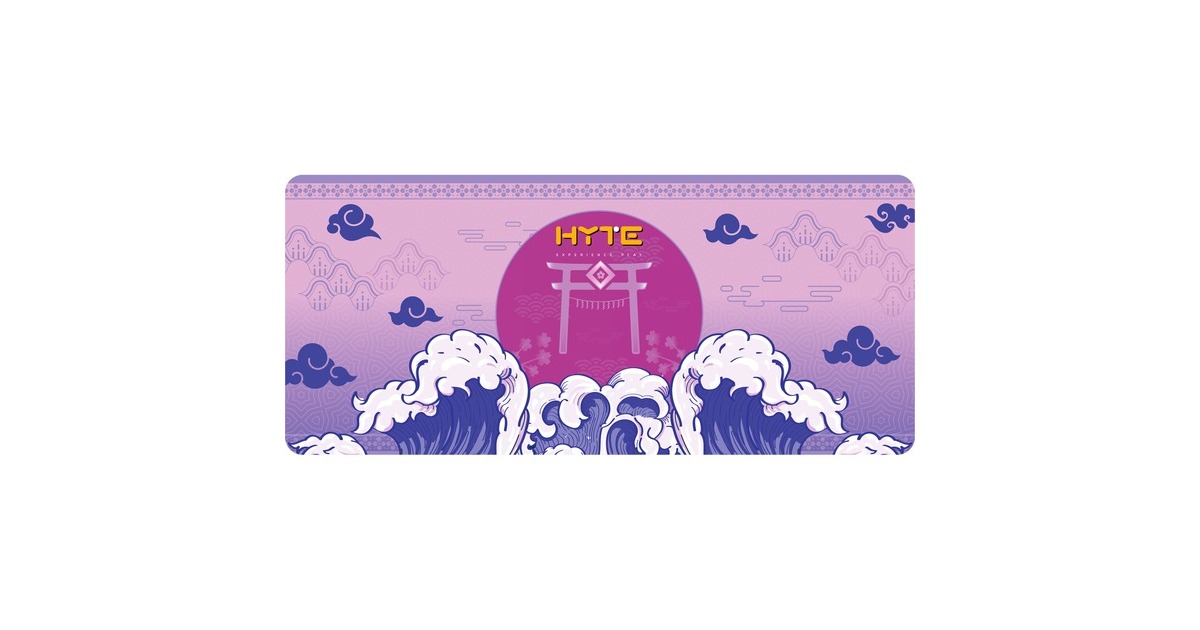 HYTE "Eternity" Desk Pad, Gaming-Mauspad(lila/mehrfarbig)