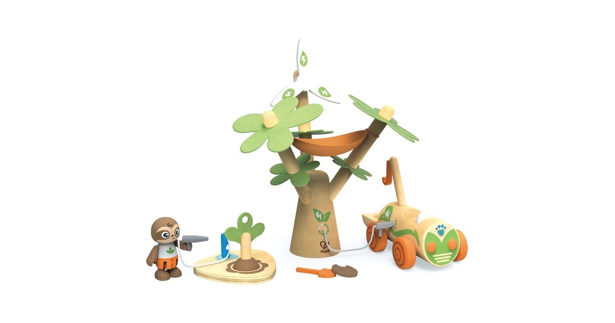 Hape Bäume pflanzen mit dem E-Auto, Spielfahrzeug
