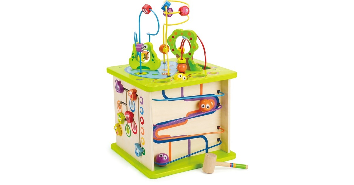 Hape Motorikwürfel Kleine Tierchen, Geschicklichkeitsspiel