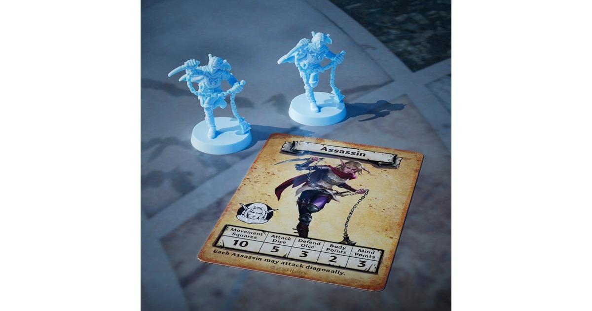 Hasbro Avalon Hill HeroQuest - Der Mond des Schreckens Abenteuerpack, Brettspiel(Erweiterung)