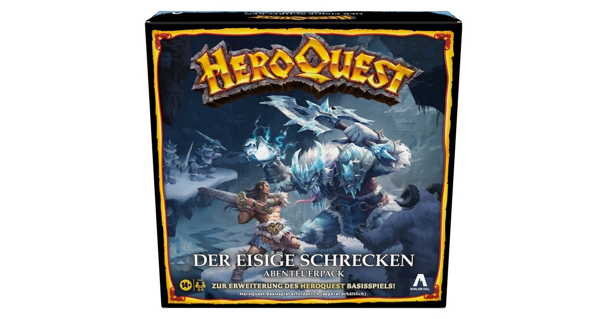 Hasbro Avalon Hill HeroQuest - Der eisige Schrecken, Brettspiel(Erweiterung)