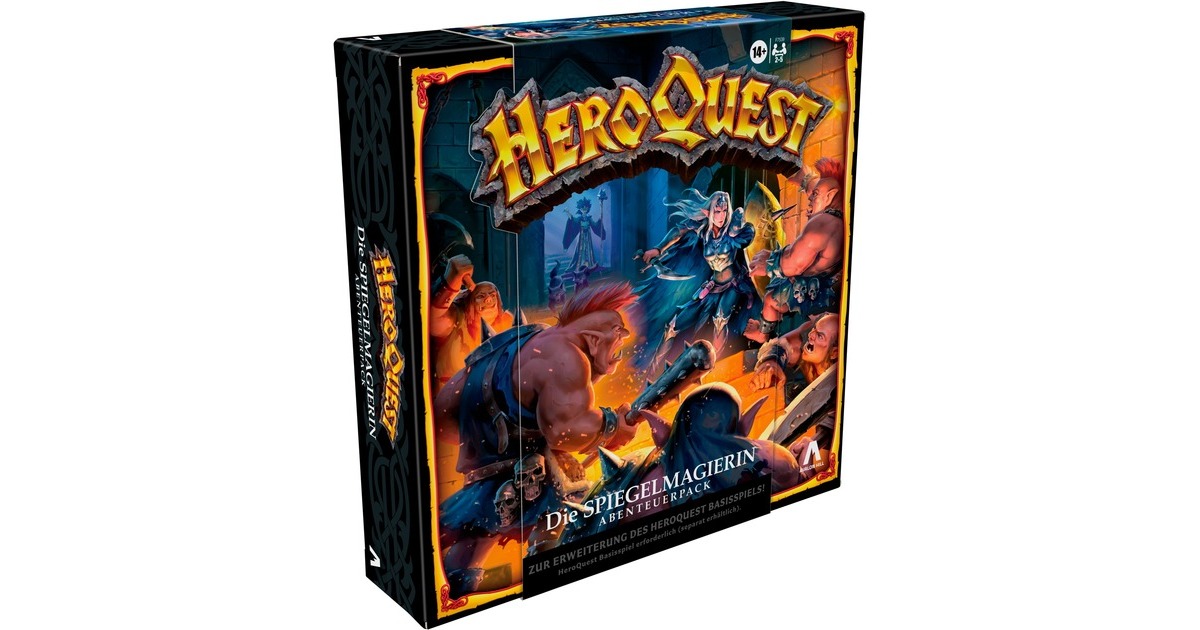Hasbro Avalon Hill HeroQuest - Die Spiegelmagierin Abenteuerpack, Brettspiel(Erweiterung) Hasbro Avalon Hill HeroQuest - Die Spiegelmagierin Abenteuerpack, Brettspiel(Erweiterung)