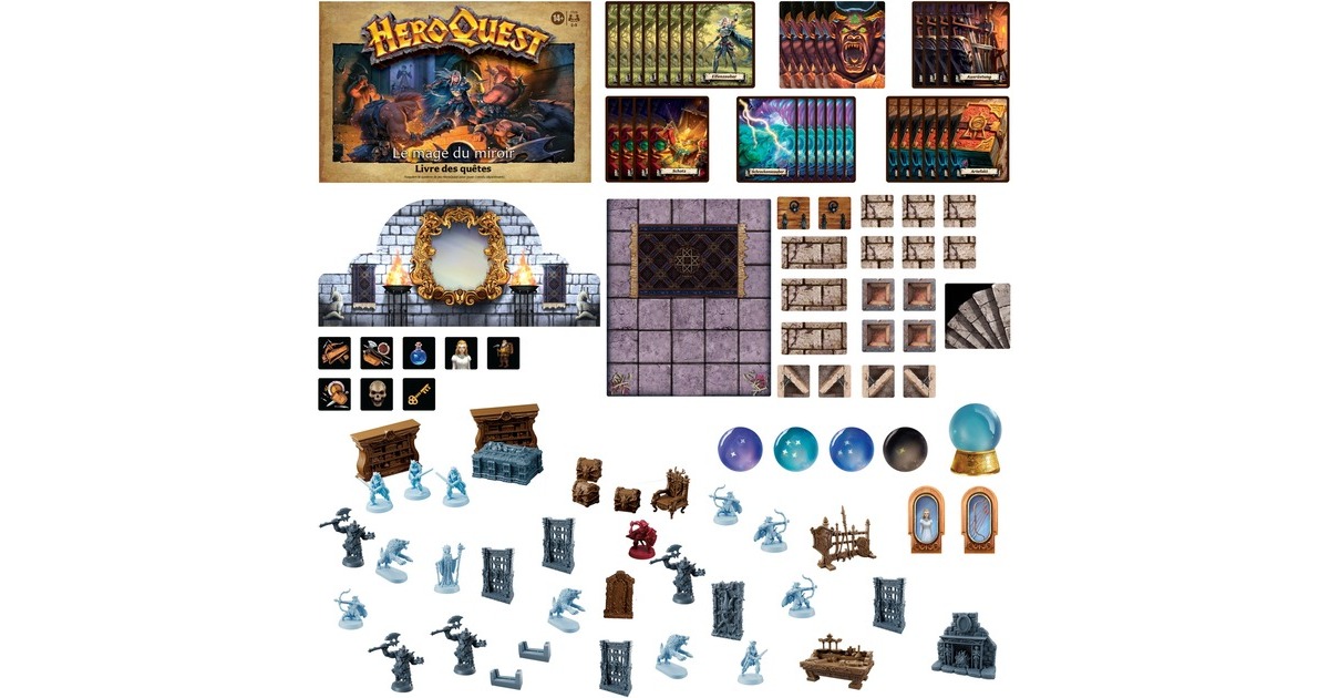 Hasbro Avalon Hill HeroQuest - Die Spiegelmagierin Abenteuerpack, Brettspiel(Erweiterung)
