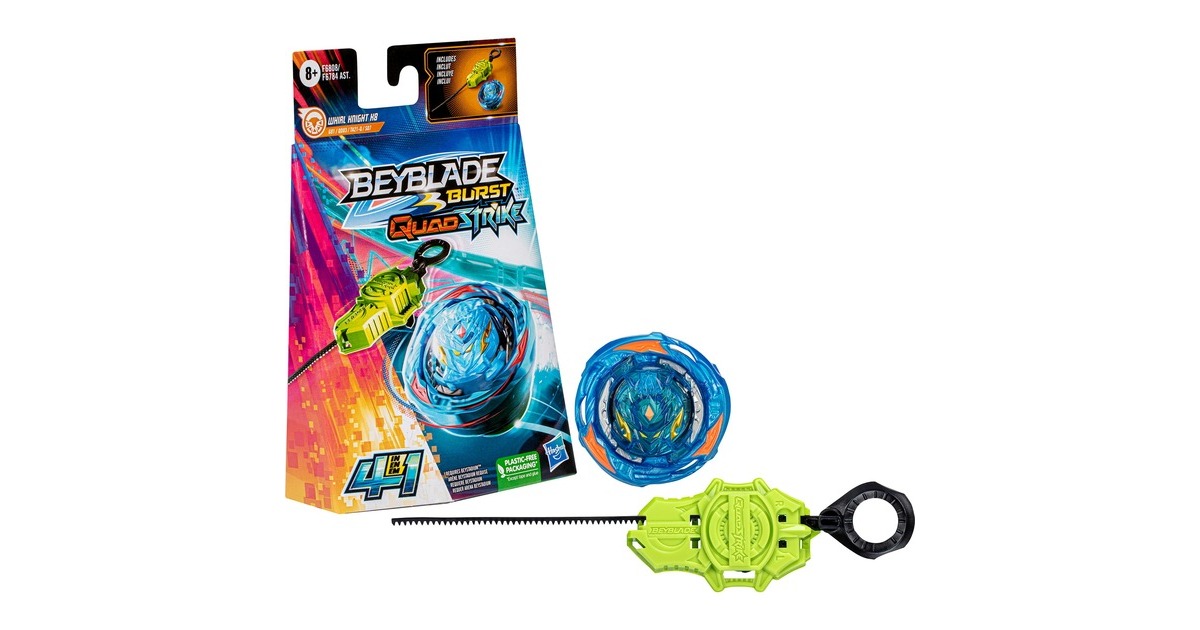 Hasbro Beyblade Burst QuadStrike Whirl Knight K8 Starter Pack, Geschicklichkeitsspiel Hasbro Beyblade Burst QuadStrike Whirl Knight K8 Starter Pack, Geschicklichkeitsspiel