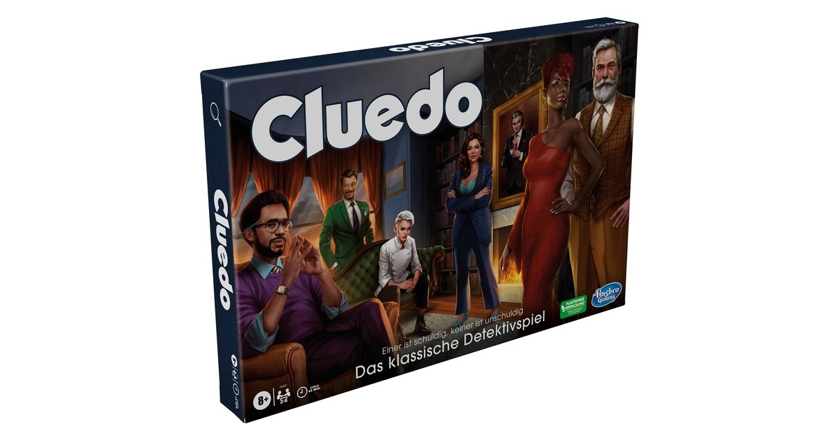 Hasbro Cluedo Classic, Brettspiel(Neuauflage 2023)