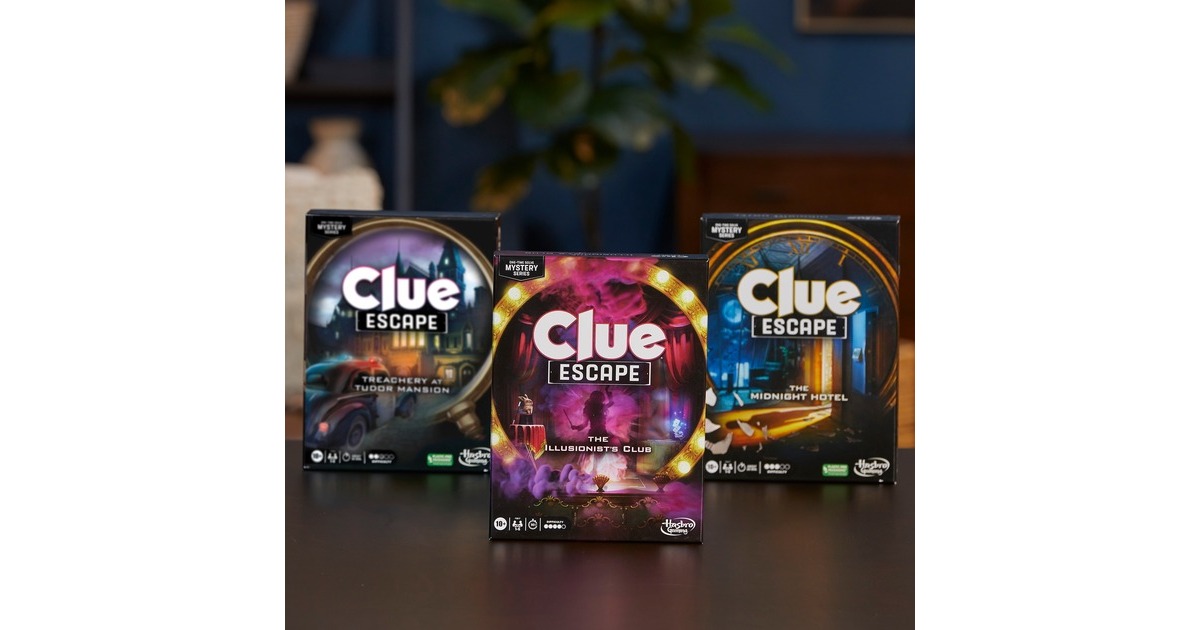 Hasbro Cluedo Escape Der Club der Magier, Gesellschaftsspiel