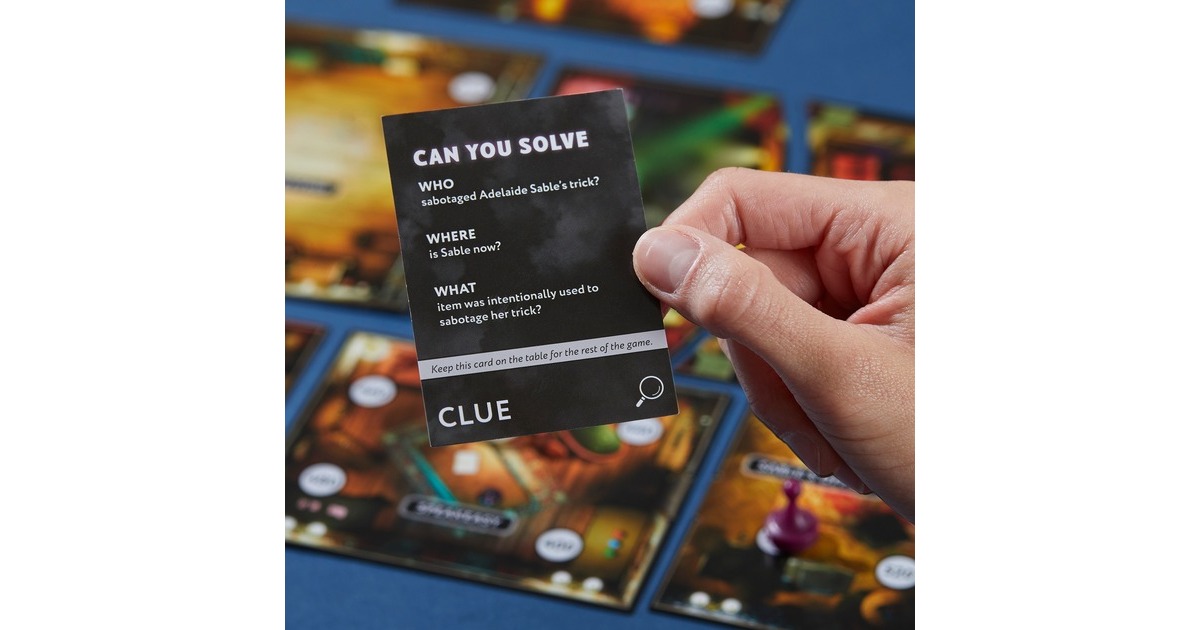 Hasbro Cluedo Escape Der Club der Magier, Gesellschaftsspiel