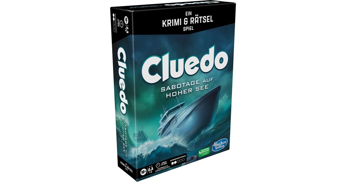 Hasbro Cluedo Sabotage auf hoher See, Brettspiel