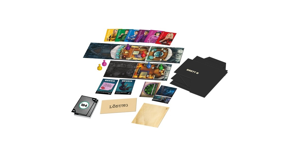 Hasbro Cluedo Sabotage auf hoher See, Brettspiel