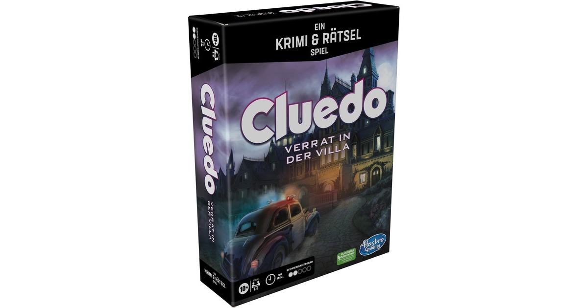 Hasbro Cluedo Verrat in der Villa, Brettspiel