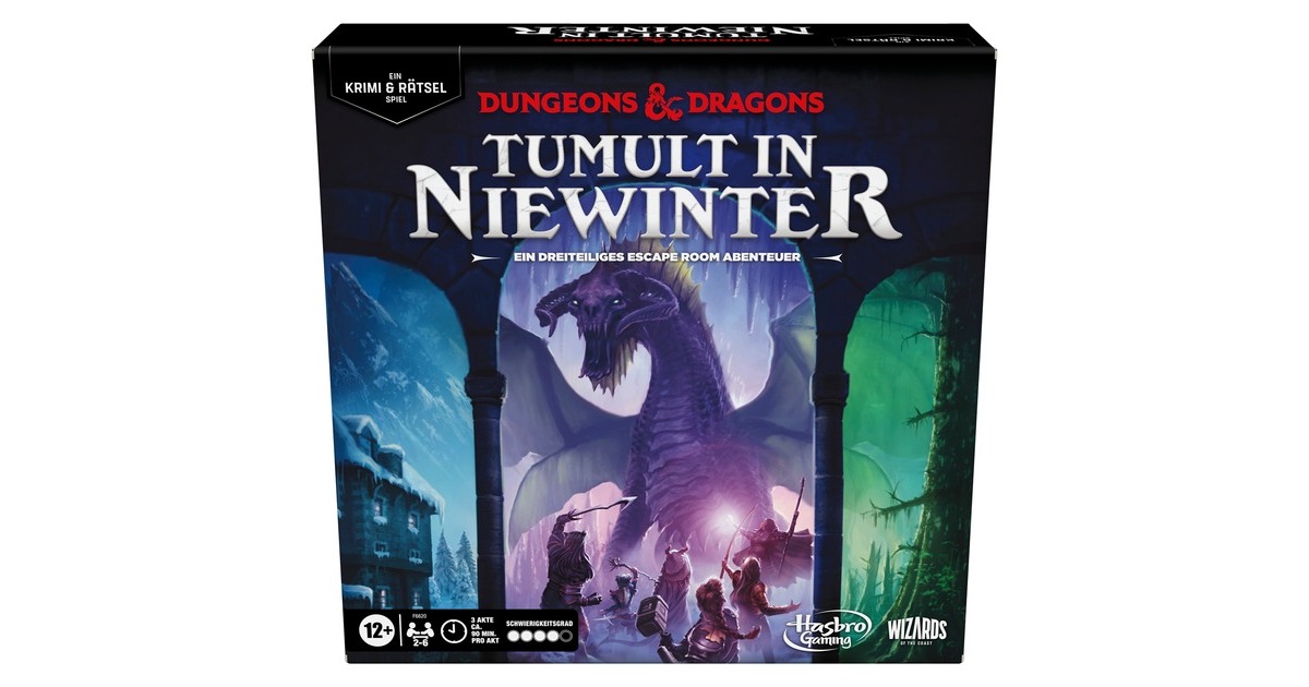 Hasbro Dungeons & Dragons - Tumult in Niewinter, Brettspiel