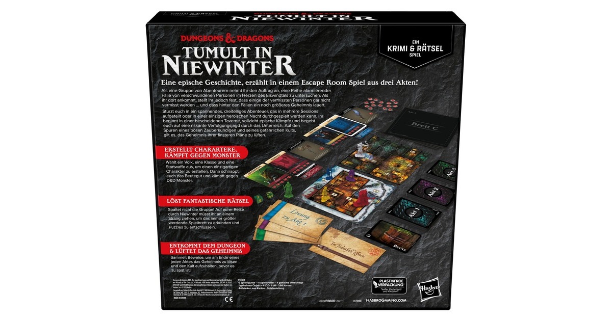 Hasbro Dungeons & Dragons - Tumult in Niewinter, Brettspiel